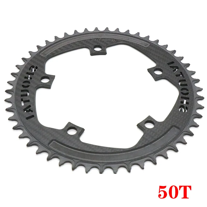 ブロンプトン用カーボンチェーンリング,改良,アップグレード,ロード