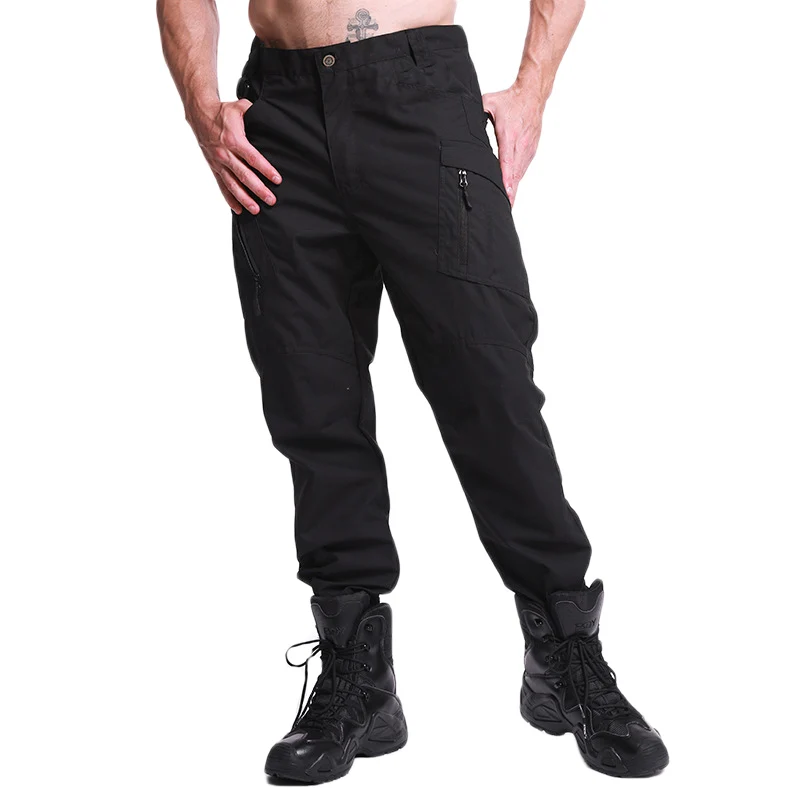 Cargo Pants Men Casual Tactical Trousers Breathable Waterproof Multi-Pockets Size S-5XL
