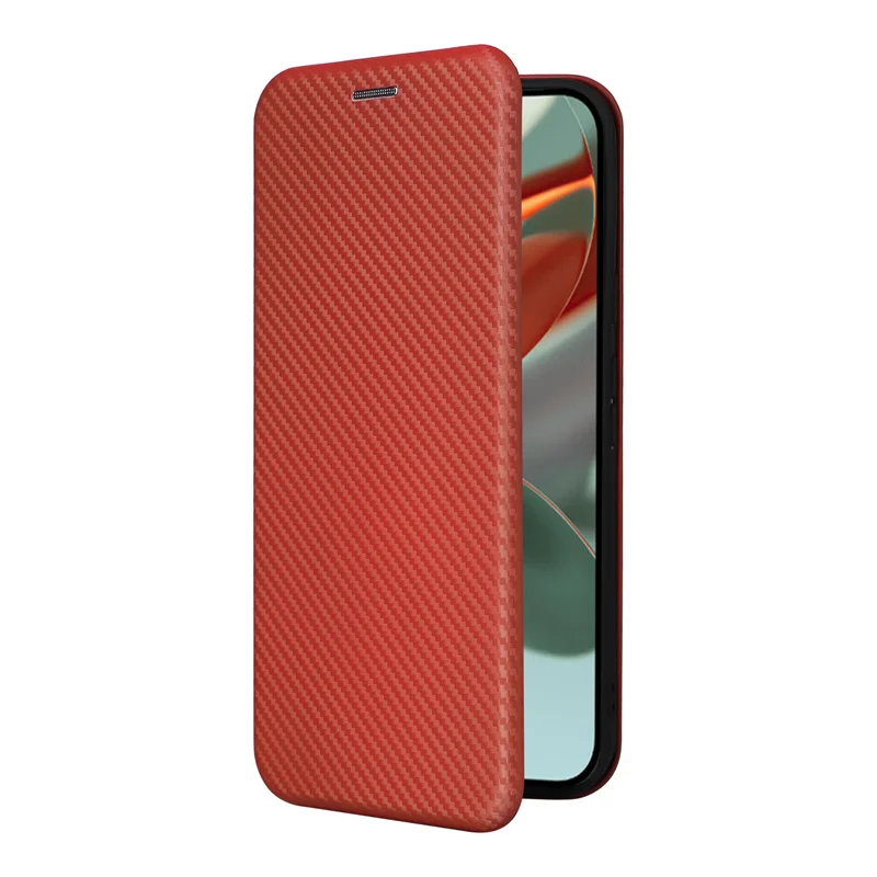 For Google Pixel 10 Pro XL 5G Card Slot Carbon Fibre Magnetic Skin Leather Cover For Google Pixel10 Pro XL Shockproof Phone Case