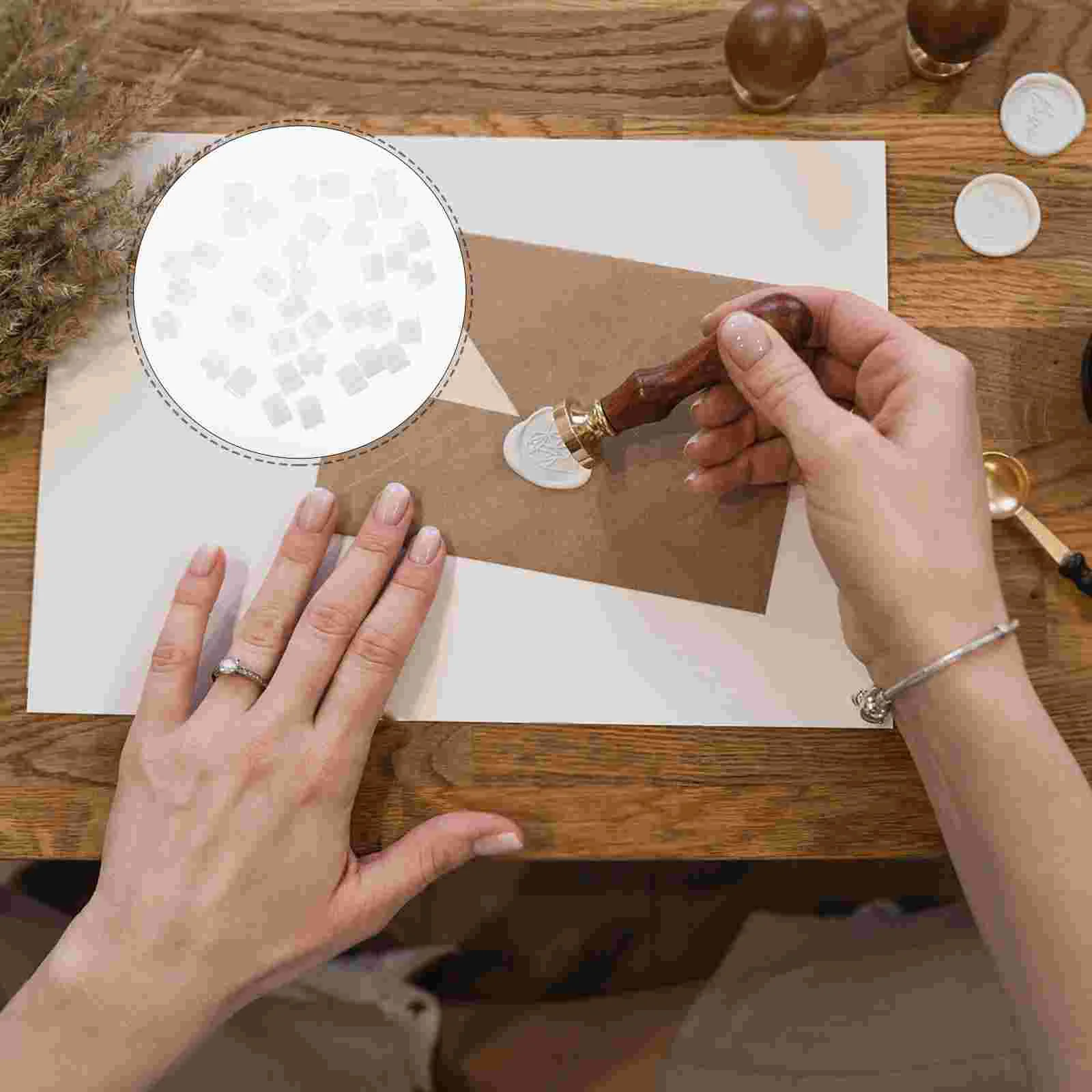 

1 Box of Wedding Invitations Cards Sealing Wax Beads Envelope Letter Sealing Wax Beads