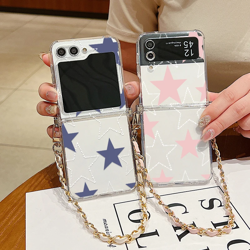 Carcasă transparentă cu cinci colțuri pentru Samsung Galaxy Z Flip 5 6 4 3 5G, silicon moale, pliabilă, pentru Samsung Z Flip6_voghion.com