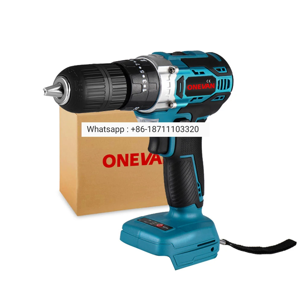 

25+3 Torque Brushless Electric Hammer cordless Impact Drill Electric Screwdriver 3 in 1 13mm no Battery
