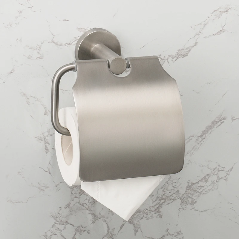 Brushed Nickel Bathroom Hardware 304 Stainless Steel Towel Rack Toilet Paper Holder Soap Holder Towel Bar Toilet Accessories bathroom hardware set bathroom hardware accessories