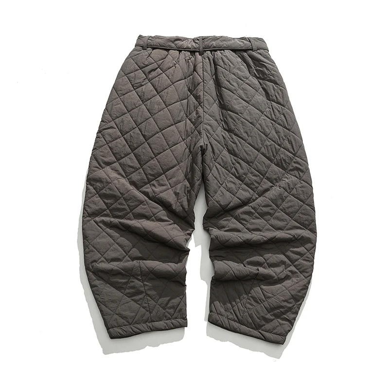 Men jogger pants men harem pants men jogger sweatpants Autumn winter thick quilted harem pants men Chinese style warm trousers male Harajuku sweatpants jogging pants oversized