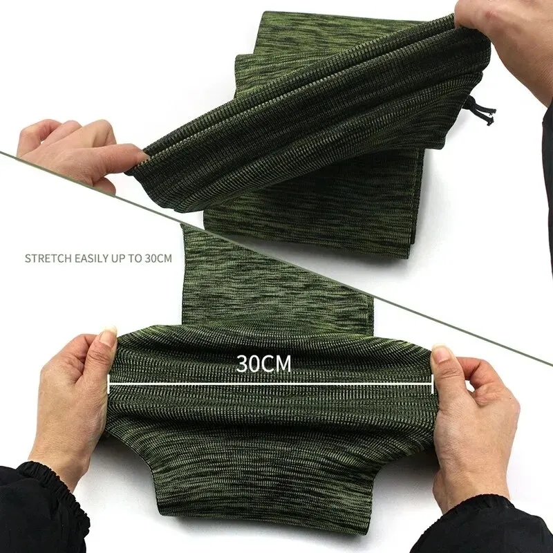 Gun Socks Outdoor Hunting Knitted Gun Socks 54" Polyester for Rifle Fishing Rod
