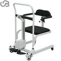 UZYW-01Electric Patient Transfer Lift Commode Toilet Bath Chair with wheels for Disabled Elderly Moving 1