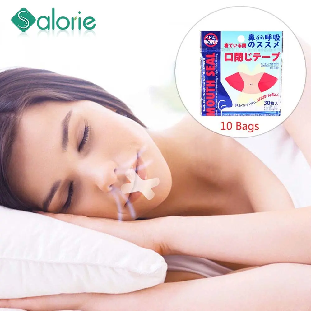 

300pcs/10Bag Sleep Strips Mouth Tape for Better Nose Breathing Improved Nighttime Sleeping Less Mouth Breathing Aid Sleep