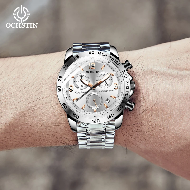 Ochstin Business Luxury New 2024 Pilot Series Multi functional Quartz Movement Waterproof Watch Men's Quartz Watch