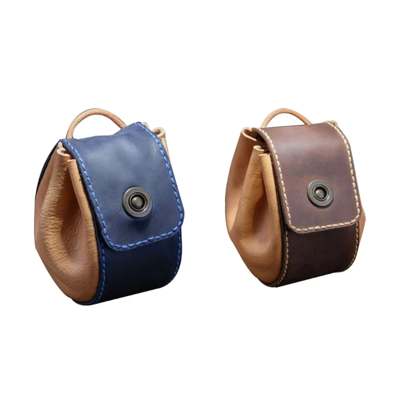 

PU Leather Mini Drawstring Pouch Dice Bag Vintage Coin Purse Jewelry Storage Bag for Role Playing Board Game Props Accessories