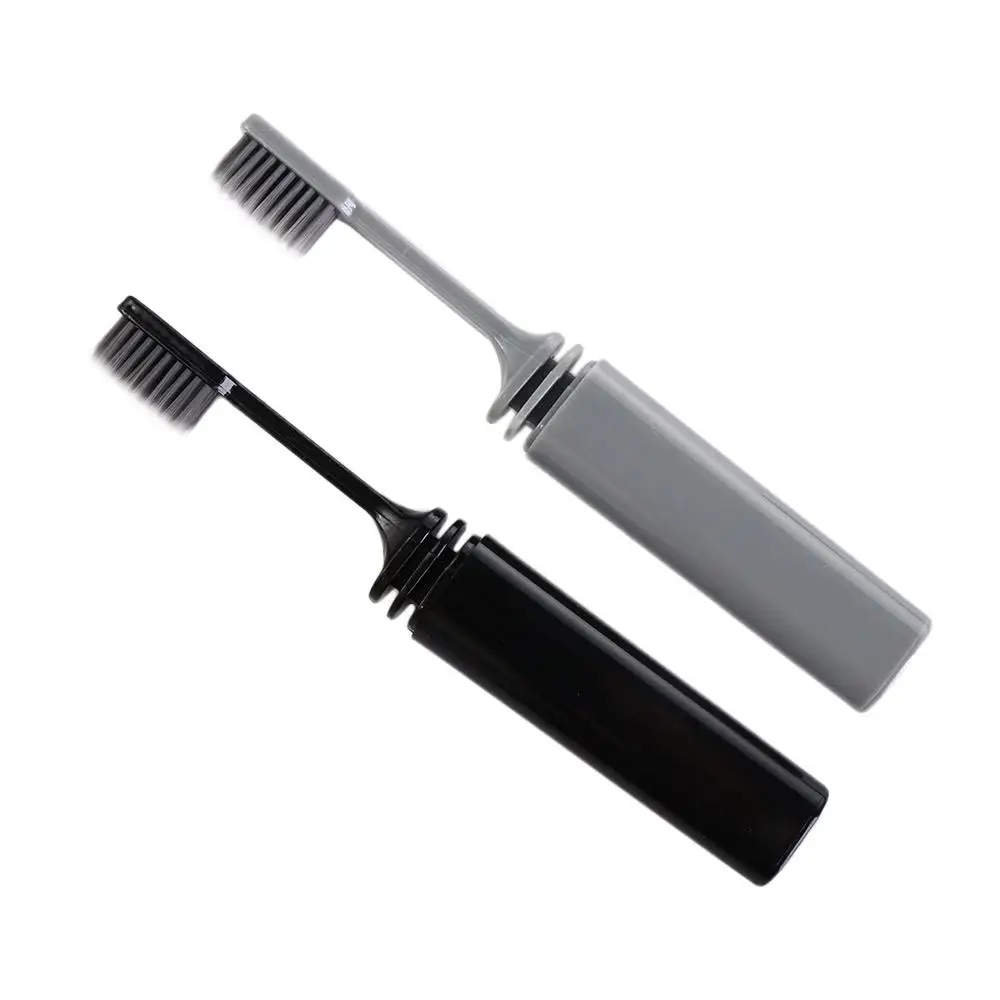 Fine Teeth Clean Folding Toothbrush Hotel Soft Hair Toothbrush Tooth Brush Bamboo Charcoal Oral Care Brush Travel Toothbrush
