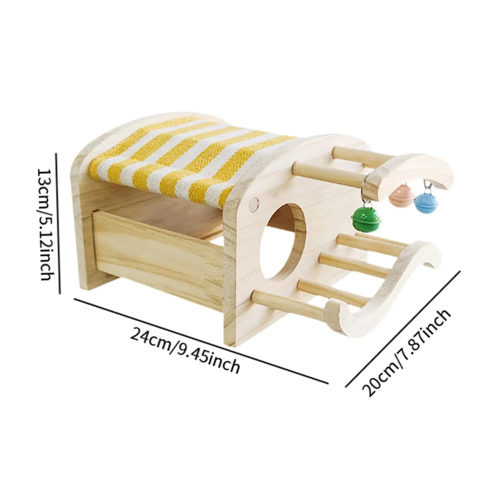 Bird Nest Hut Habitat Ornament Perch Play Interactive Play Stable Small Animal Resting House Bird House for Budgie Cockatoos