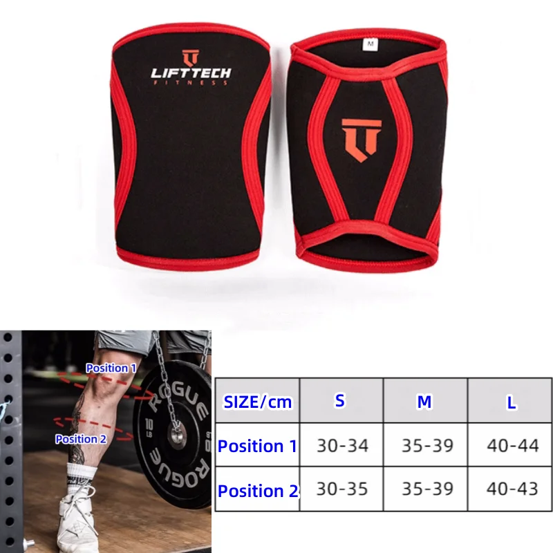 Ginocchiere Gymreapers 7 Mm In Neoprene (1 Paio), Per Squat, Powerlifting E Cross Training, Con Borsa E 1 Anno Di Garanzia