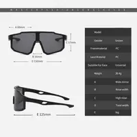 Lunettes de soleil de cyclisme de styliste pour hommes, alpinisme, pêche, ski, femmes, nouveaux Sports de plein air, UV400, coupe-vent 2