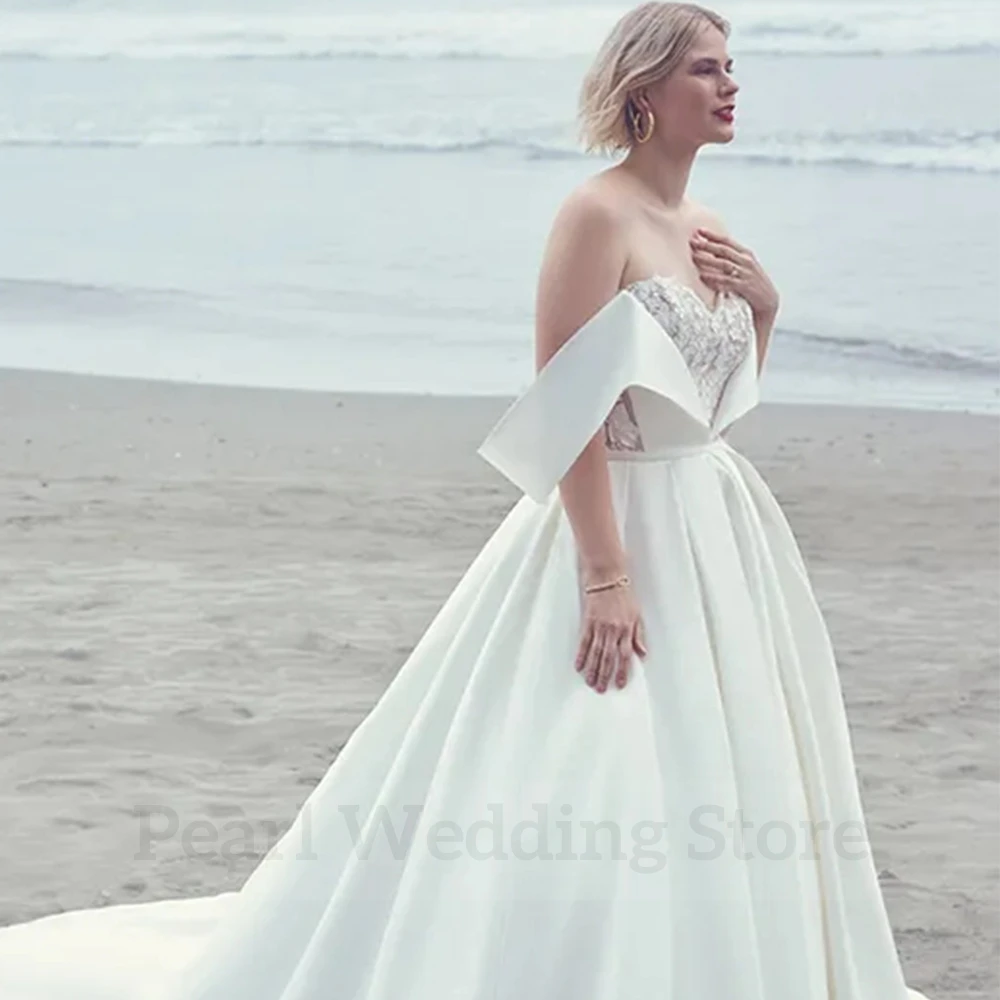 Рисунок 4 - Очаровательное свадебное платье с открытыми плечами