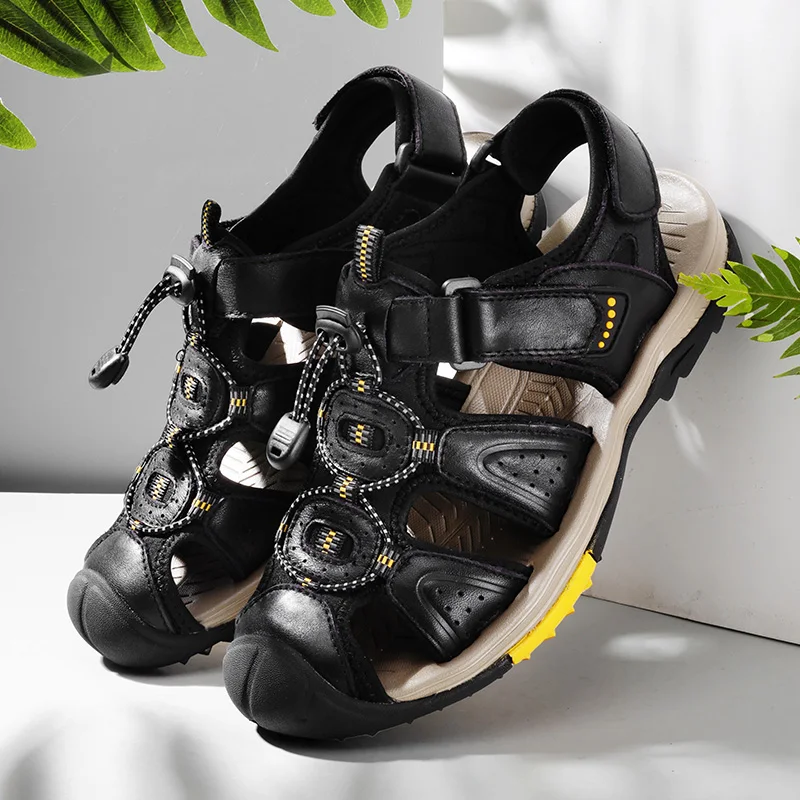 Large Size Men's Sandals Breathable Casual Shoes Outdoor Plus Size 47 48 Men's Beach Shoes Rubber Outsole For Men