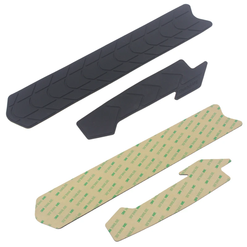 Bicycle Frame Protector HEPPE Bike Frame Protector MTB Road Bike Silicone Scratch-Resistant Sticker Chain Protector Downtube Sticker Chainstay Pad
