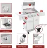 4402 4-Burner Propane Gas Grill with Side Burner, Stainless Steel Grill with 54,000  Cooking Power for 5