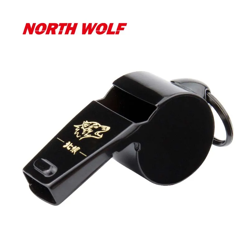 2021 New Referee Whistle Outdoor Training Treble Wood Core Gift Pack Electrophoretic Black Coach Whistle