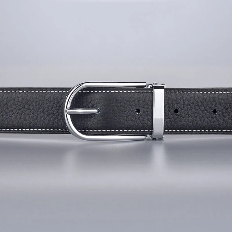 30mm 금속 남자 벨트 버클 클립 단일 핀 하프 버클 가죽 공예 벨트 액세서리 28-29mm 너비 스트랩에 적합