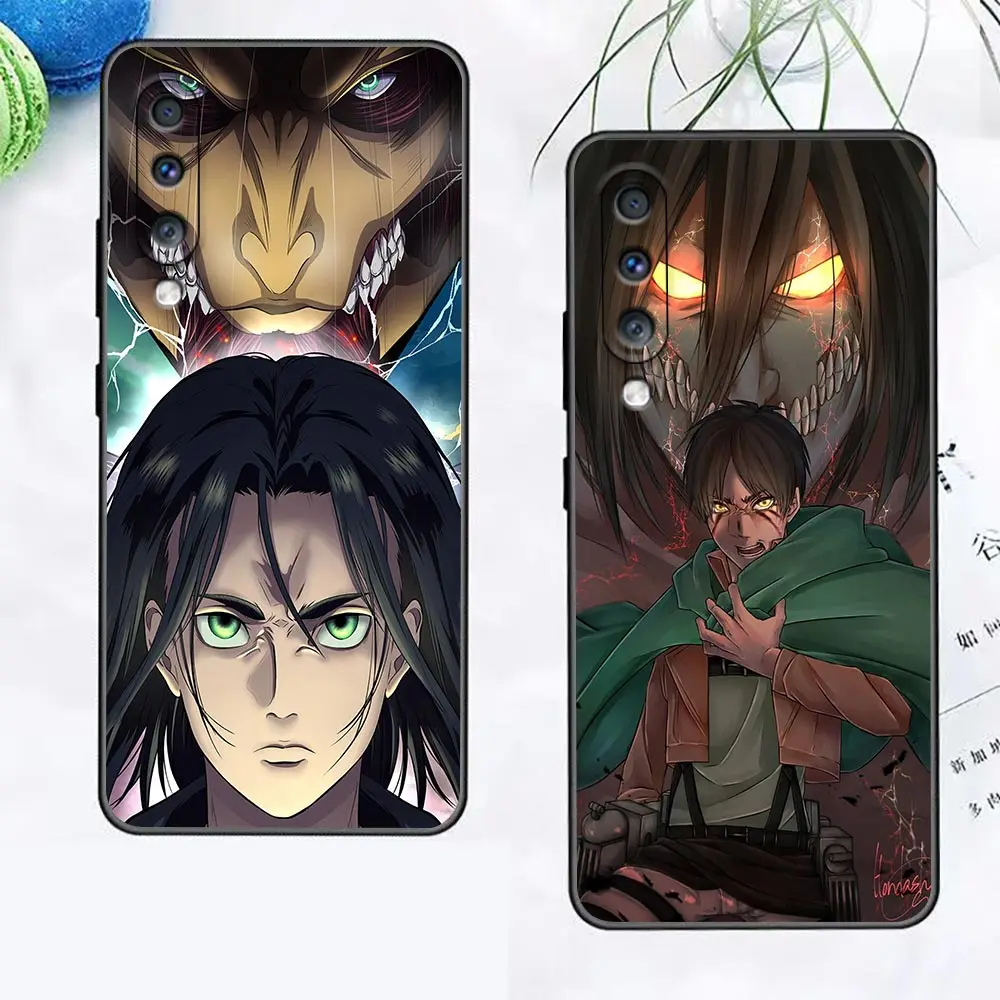 

Japan Anime Attack On Titan Case For Samsung Note 20 10 Ultra Plus 9 8 M54 M53 M51 M33 M32 M30 M30S M23 M20 M14 J8 J7 J6 Cover