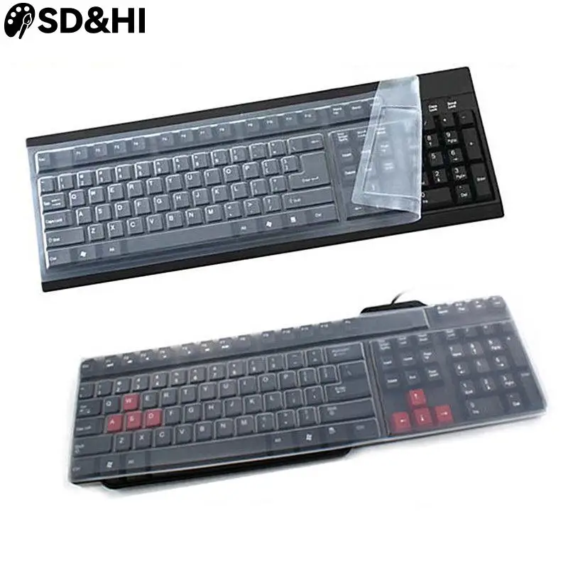 

Universal Silicone Desktop Computer Keyboard Cover Skin Protector Film Cover Skin Protector Film Waterproof Cover