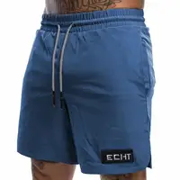 Men's and women's nylon fabric shorts, five point loose sportswear, quick drying, solid lace, same style, summer 2