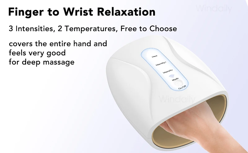 Masajeador de manos eléctrico con compresas de calor a presión de aire que calientan la palma de la mano, dispositivo de masaje de puntos de acupuntura para aliviar el dolor_voghion.com