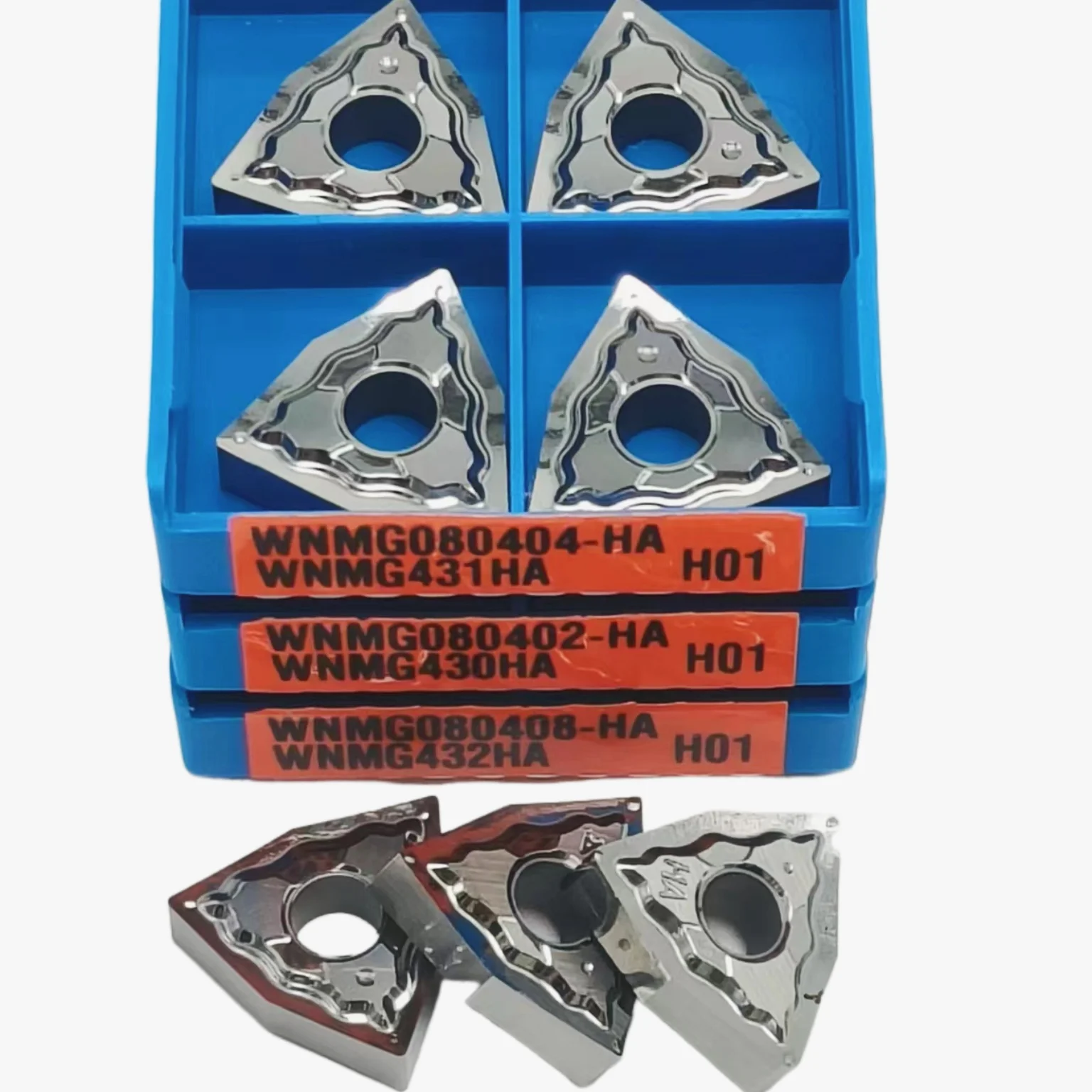 

Алюминиевая Вставка WNMG080402 HA H01 WNMG 080404 WNMG 080408 токарные инструменты для AL CNC токарный резак 10 шт. лезвие пластина резак