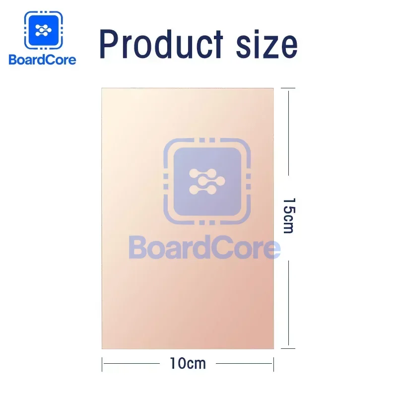 10PCS 10x15cm FR4 유리 섬유 PCB 보드 DIY 프로토타입 회로 프로젝트용 단면 구리 클래드 라미네이트 보드 키트
