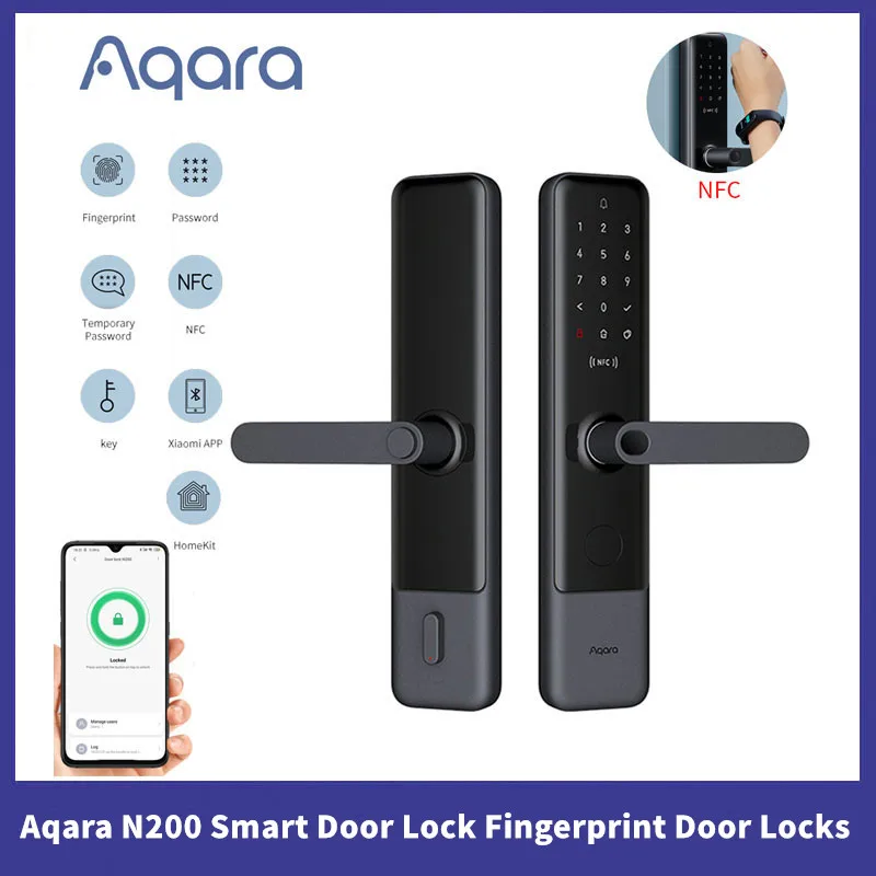 Xiaomi Aqara N200 Smart Door Lock Fingerprint Locks For Bluetooth
