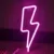 Lightning LED Neon Light Sign for Wall USB/Battery Powered Bedroom Aesthetic Cool Room Valentine's day Party Home Bar Wall Decor decorative ceiling light panels LED Panel Lights