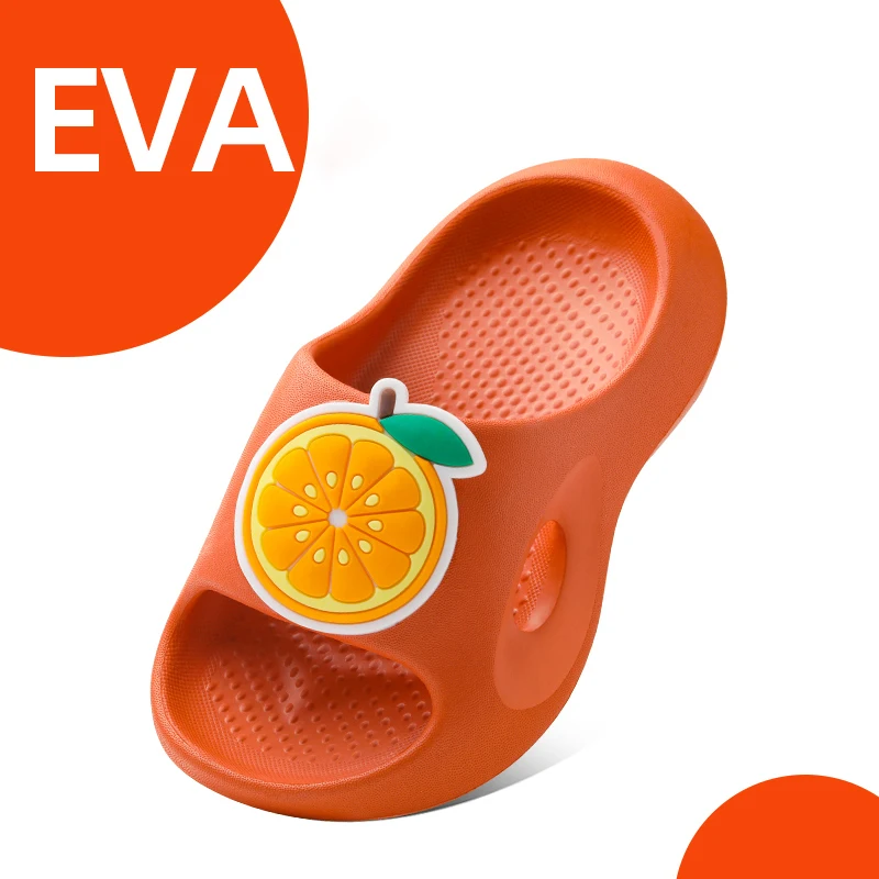 

Children Slippers Cartoon Fruit Soft Comfortable Summer Garden Beach Sandals Baby Bathroom Toddler Shoes Non-Slip For Boys Girls