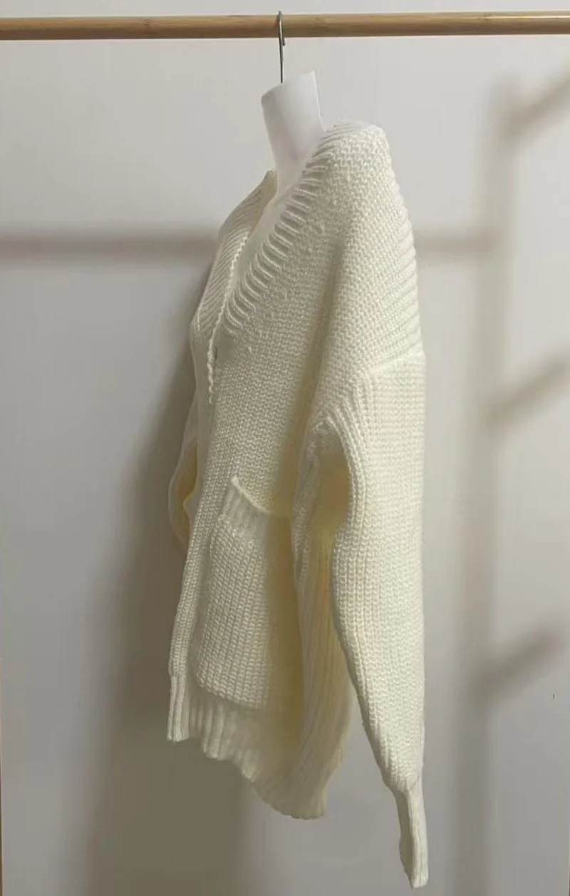 Women's Cardigan Sweater Women Grey Beige Camel Knit Korean Style Popular Autumn Fashion Women's Clothing 2024 Trend Outerwear