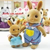 Simulation Forest Animal Family 1:12 Scale Dollhouse Bunny Reindeer Pretend Game Set Children's Christmas For Girl Birthday Gift 3
