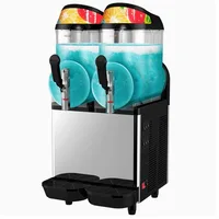 Snow Melting Machine Commercial Cold Drink Refrigeration Equipment 24L Large Capacity Automatic Freeze Slush Maker 1
