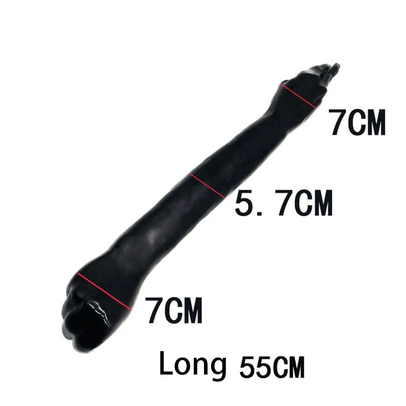 Superlanger Fisting-Dildo 65cm, groer, schwarzer, doppelseitiger Dildo,  Sexspielzeug fr Frauen, Lesben, Conslador, riesiger Anal-Dildo, groer  Penis. - AliExpress 66