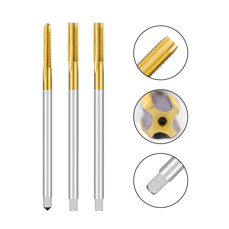 XCAN Schraube Tap Bohrer M2-M12 Gewinde Tap HSS Gerade Flöte 90-150 Länge Metric Maschinen Stecker Tippen Für Metall schraube Threading Werkzeuge – Detail 6
