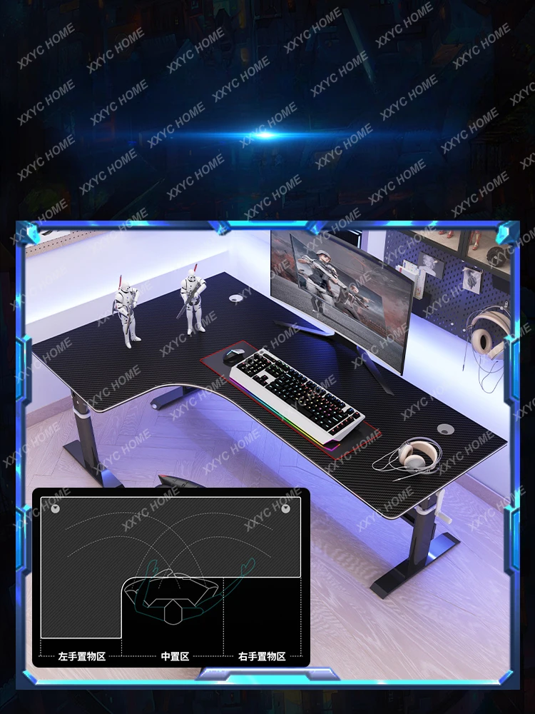 

Computer Desk Desktop Corner Game Tables Simple Home Bedroom Desk Game Table and Chair Combination Office Desk
