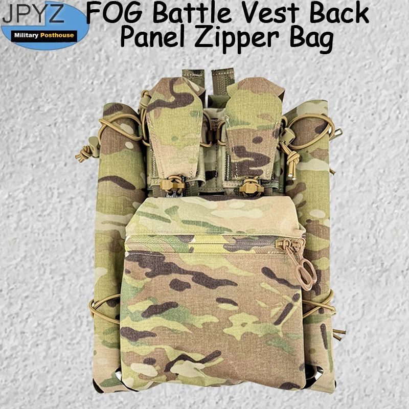 FOG Battle Vest Back Panel Zipper Bag Back Panel Breacher