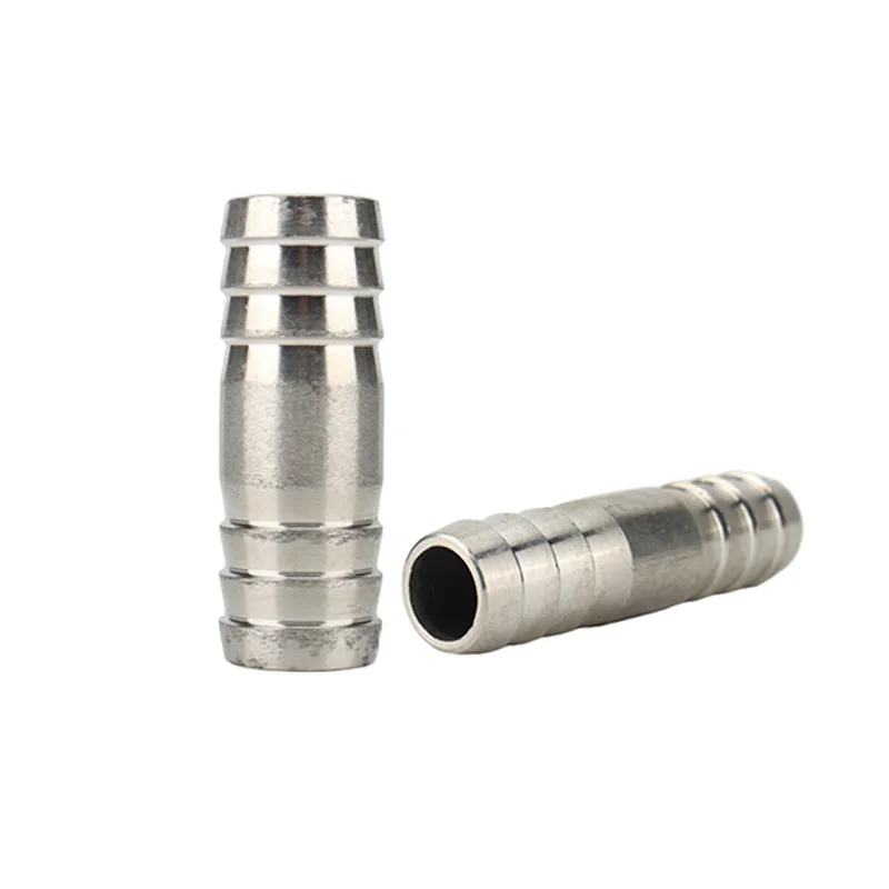 Hose Barb Straight Two Way 304 Stainless Steel Pipe Fitting Connector 6mm 8mm 10mm 12mm 13mm 14mm 15mm 16mm 17mm 18mm 19mm 20mm hose pipe fitting,pipe fitting,water pipe fitting