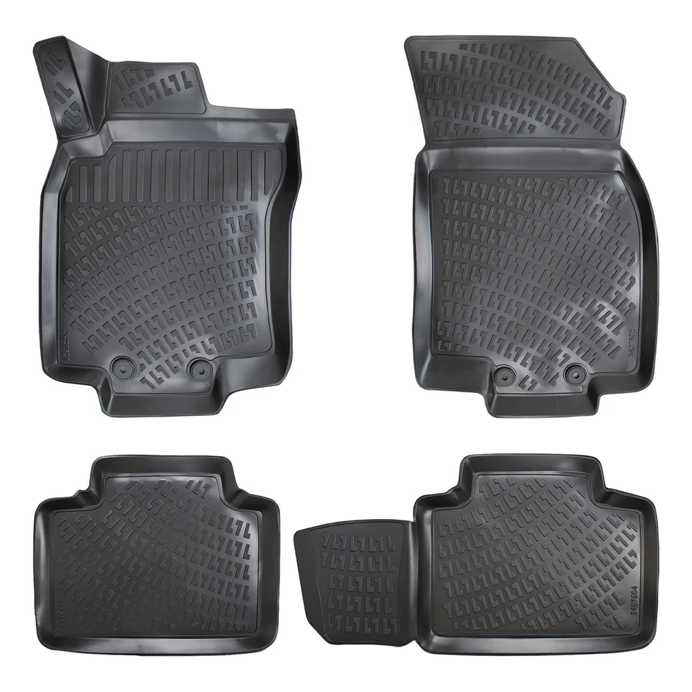 Nissan X Trail 2017 Model 4D Rubber Set. Custom Floor Mats, Anti Allergic, Odorless, Non Slip