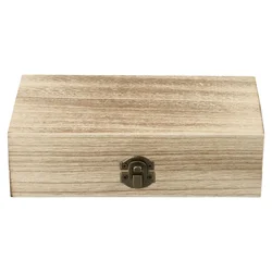 Elegant Rectangular Wooden Gift and Storage Box (Light Color)