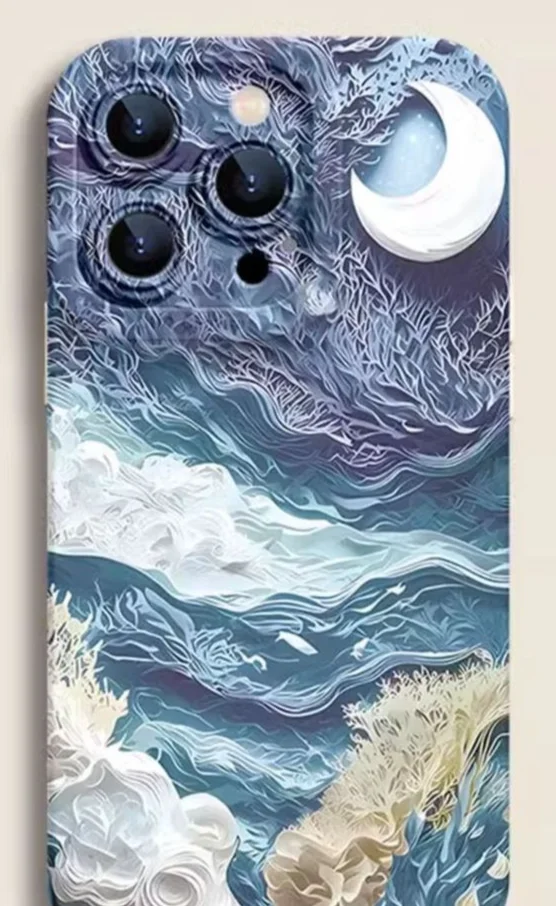 15 Custodia per telefono Promax nuova tutto compreso anti caduta iPhone 14 personalità creativa 13 acquerello artistico_voghion.com