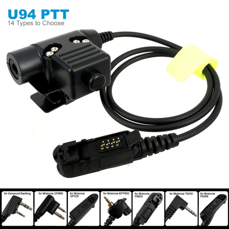 

New Z Tactical Headset U94 PTT for Motorola GP328 GP88S P6600 P8268 MTP850 T80 Kenwood Baofeng UV-5R A58 UV-9R Walkie Talkie
