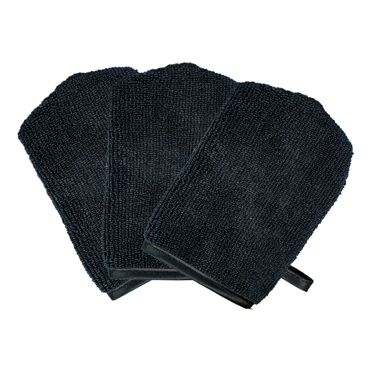 Makeup Remover Pads 3Pieces Professional Microfiber Face Cleansing Gloves