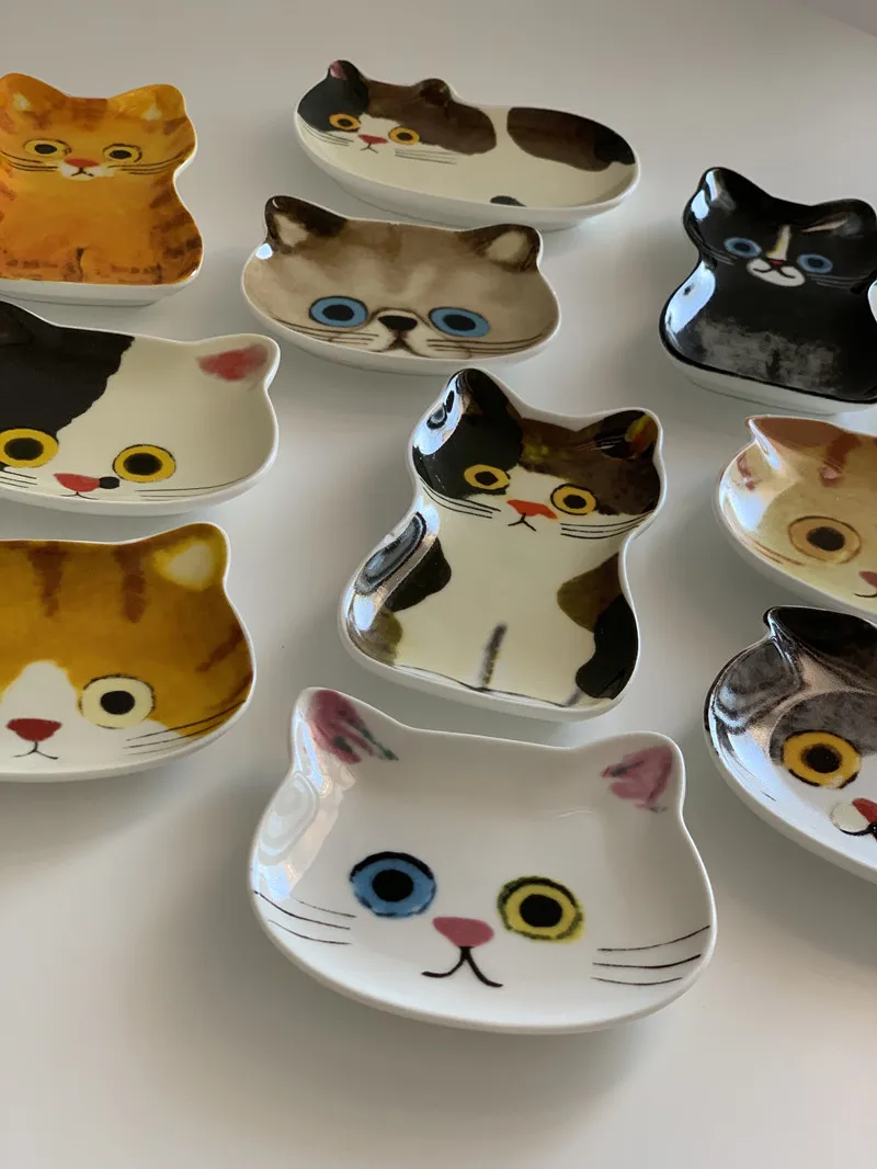 Poggia Cucchiaio A Forma Di Gatto In Ceramica - Accessorio Cucina Decorativo Giallo - Foto 6
