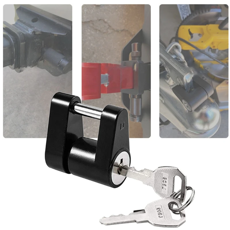 Durable Trailer Wheel Hook Lock Coupler Clamp Security Tire Anti Theft Anti-rust for t.u.k. RVs Motorcycle Connector