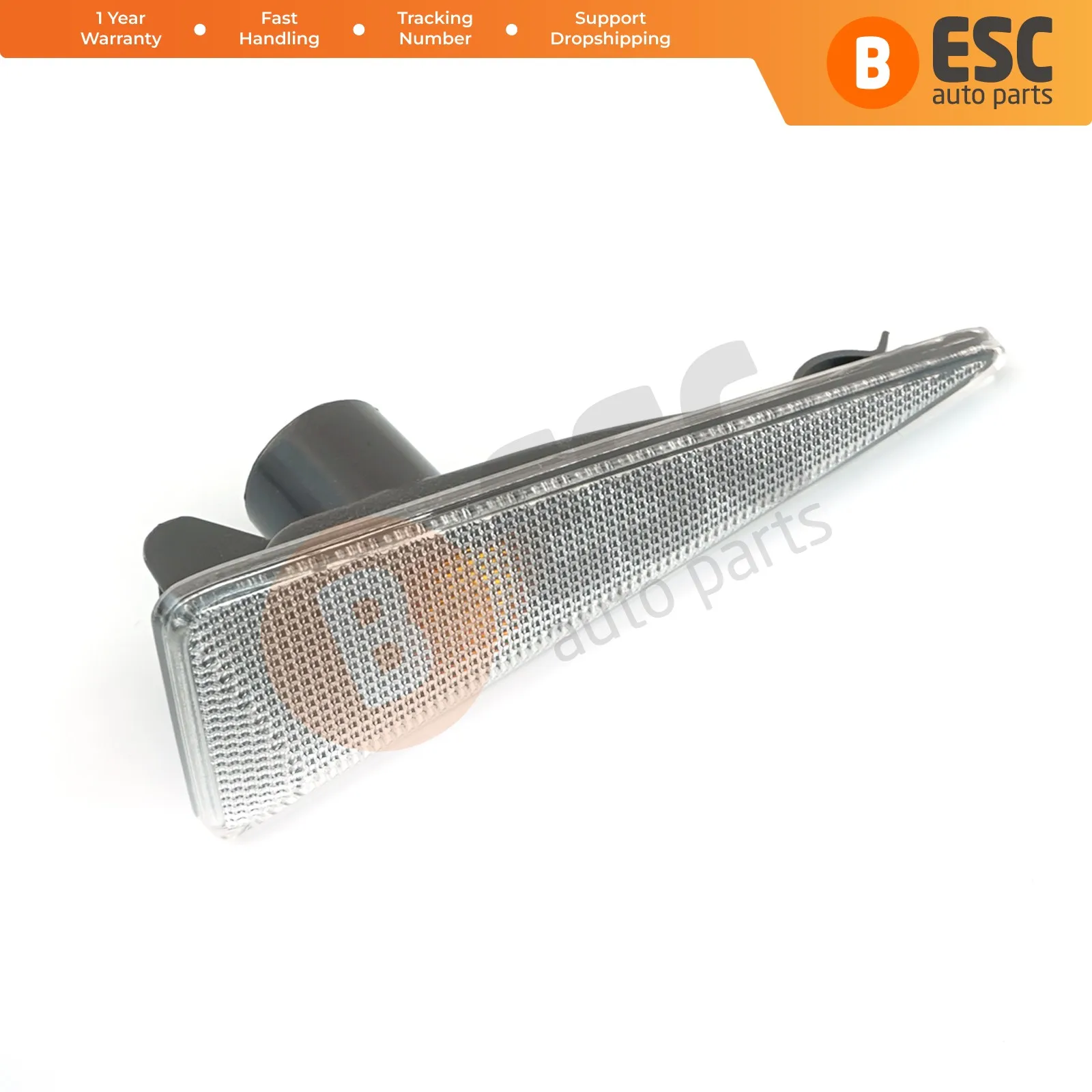 

ESC Auto Parts ESP739 White Side Indicator Repeater Lamp Left 8200027150 for Renault Fast Shipment Ship From Turkey