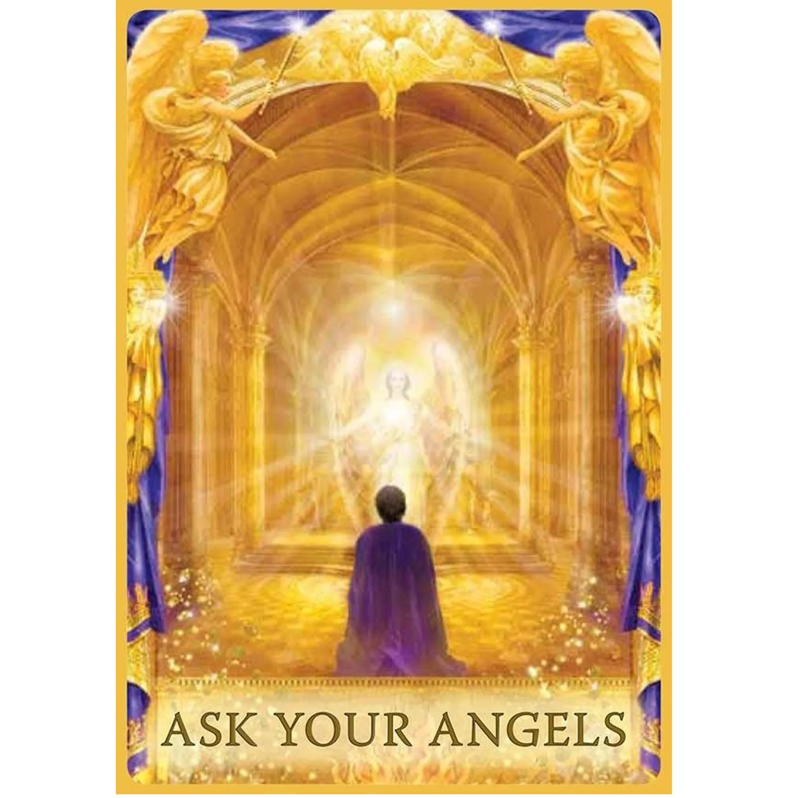 Angel Answers Oracle 44-Card And Guidebook Kids Birthday Party Gift For Christmas Holidays Birthdays Halloween children toys,festival decorations,children reading books