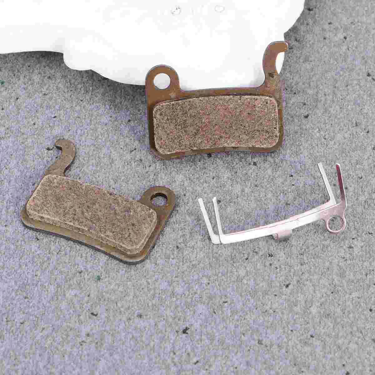 

2 Sets Semi-metallic Brake Pads Replacement Metal Brake Pads for MTB